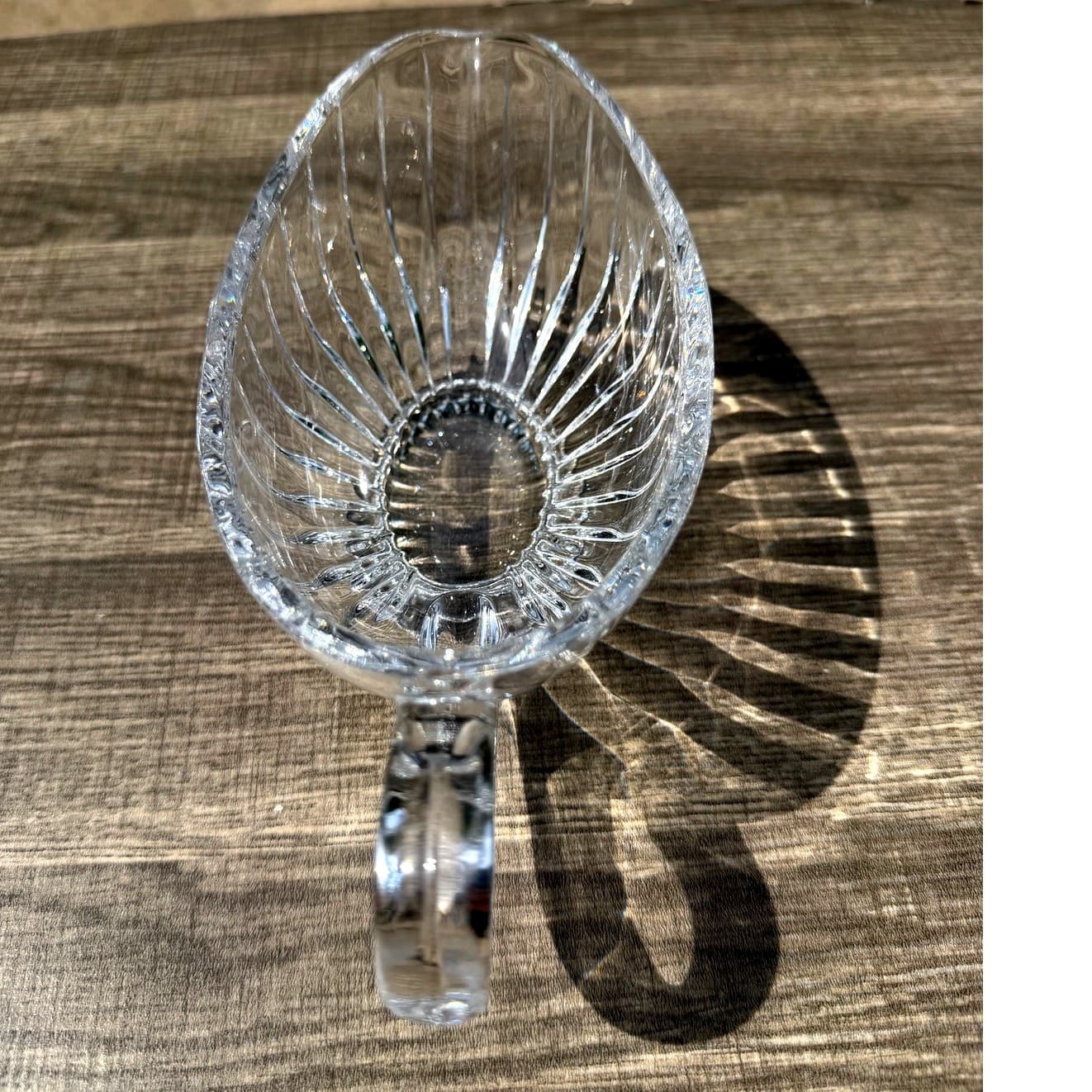 Mikasa Retired 1987-2010 'Park Lane' Crystal 9" Sauce/Gravy Boat-Excellent - Thumbnail 6