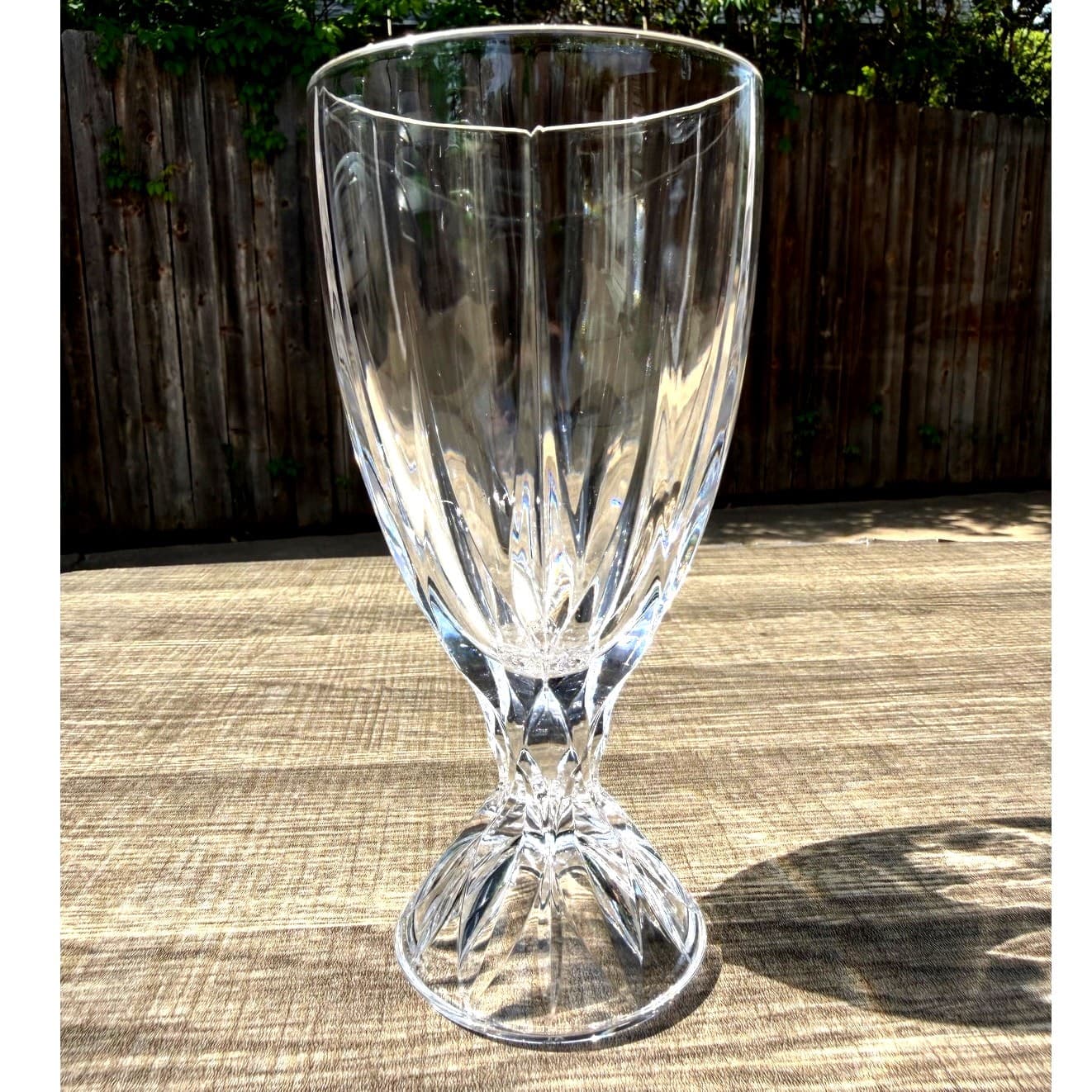 Mikasa Retired 1998-1999 'Horizon' Lead Crystal 6 5/8" Wine Glasses-Set of 4 - Thumbnail 4