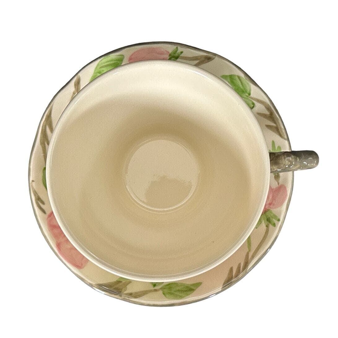 Franciscan Desert Rose Late Century England Cup and Saucer Set - Thumbnail 3