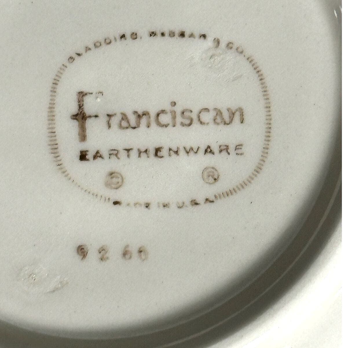 Franciscan Desert Rose Vintage Bread and Butter Plates 6.5" Made in USA - Thumbnail 7