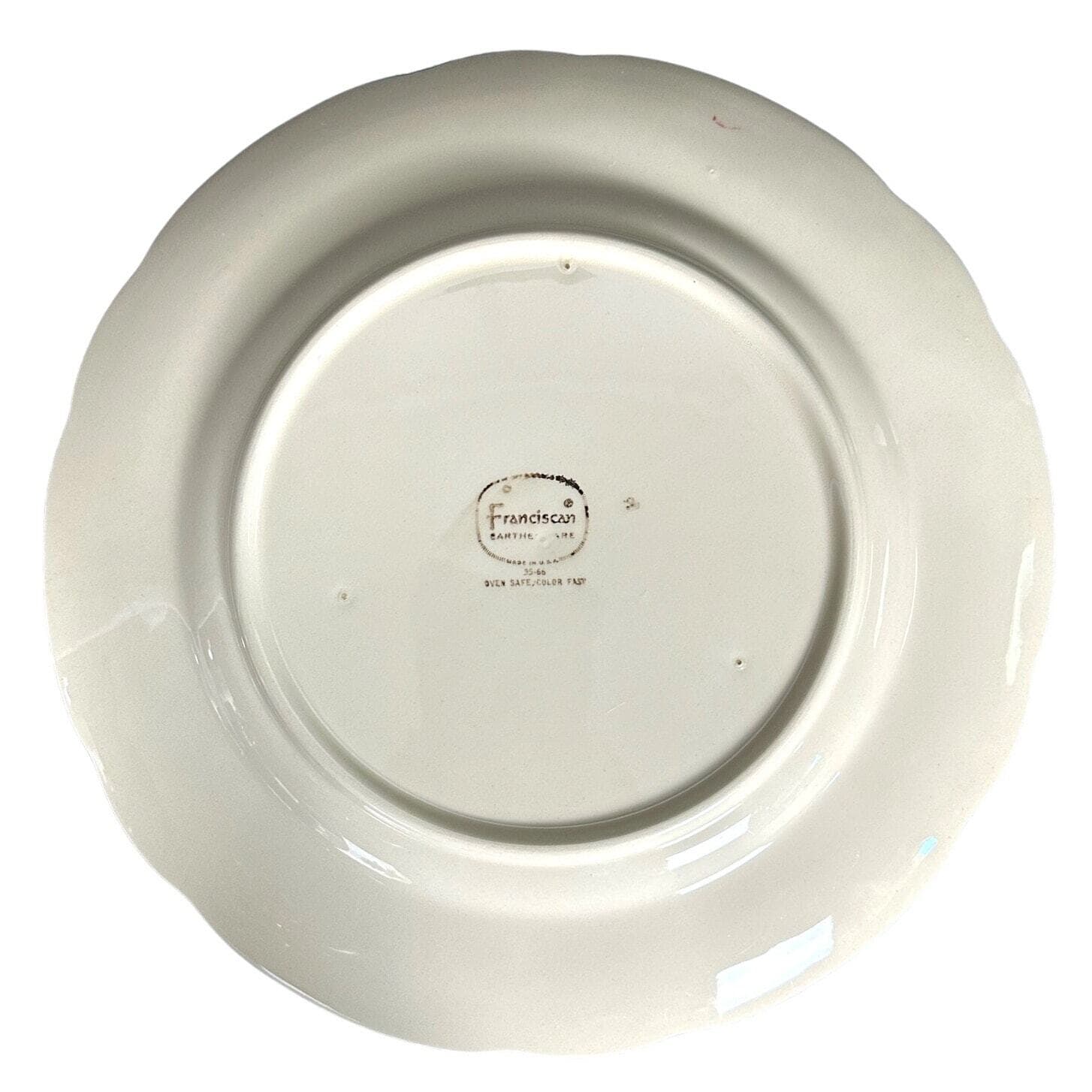 Franciscan Desert Rose Vintage Dinner Plate 10.5" Made in USA - Thumbnail 6