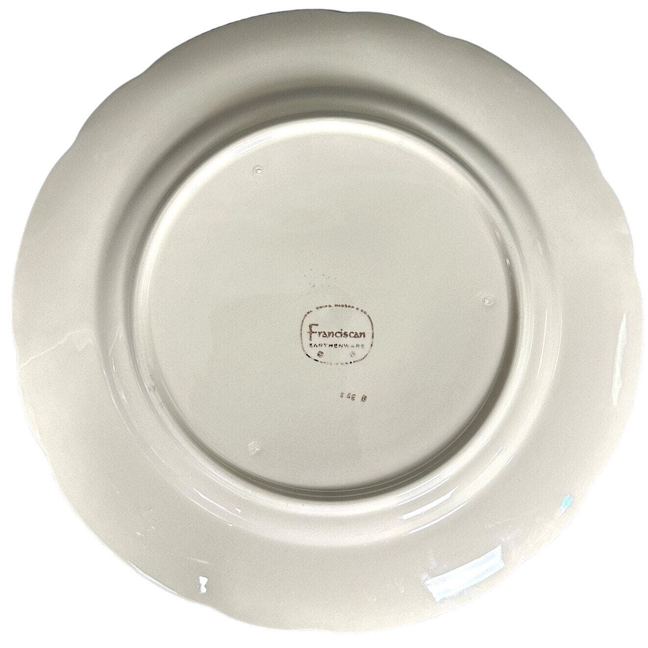 Franciscan Desert Rose Vintage Dinner plate 10.5" Made in USA - Thumbnail 6
