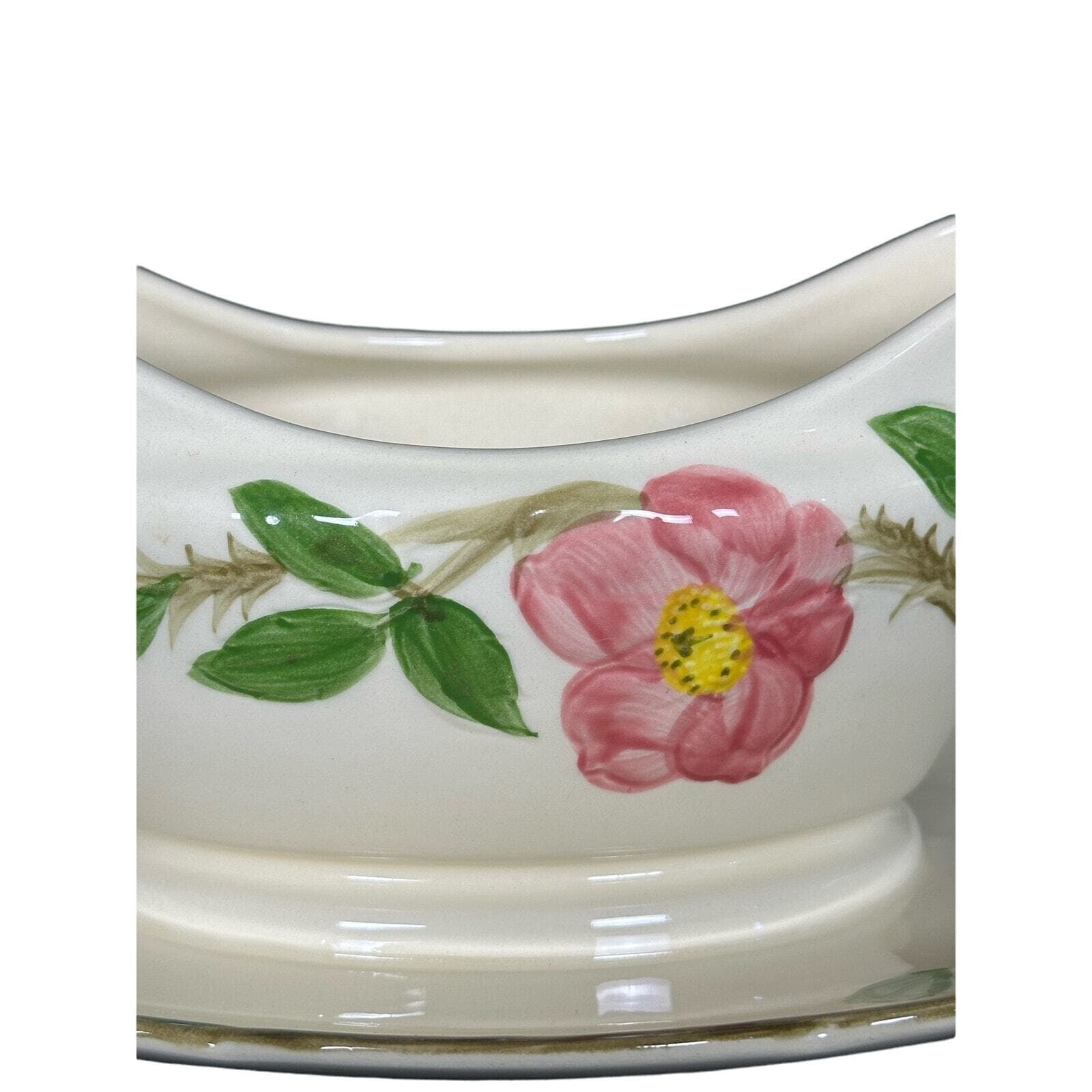 Franciscan Desert Rose Vintage Gravy Boat Made in USA - Thumbnail 2