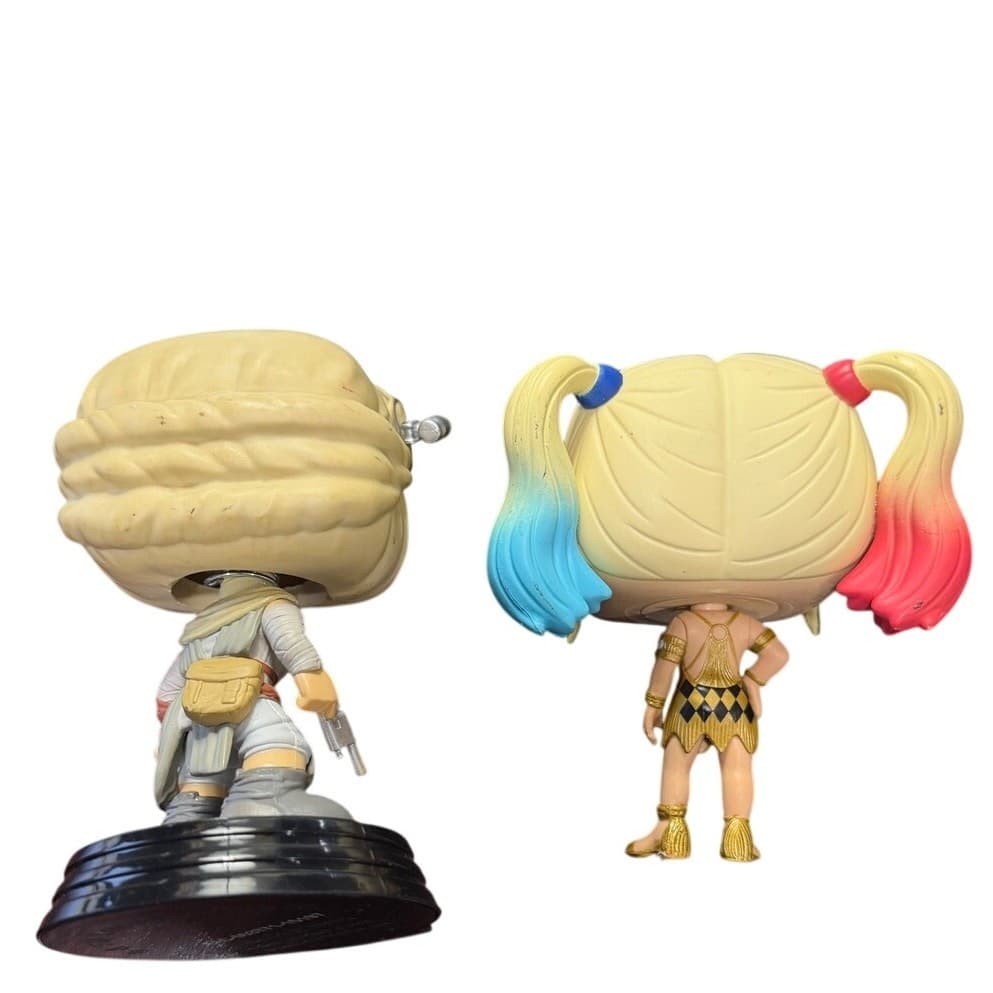Funko Pop Lot Harley Quinn Rey Star Wars Loose Vinyl Figures No Boxes - Thumbnail 2