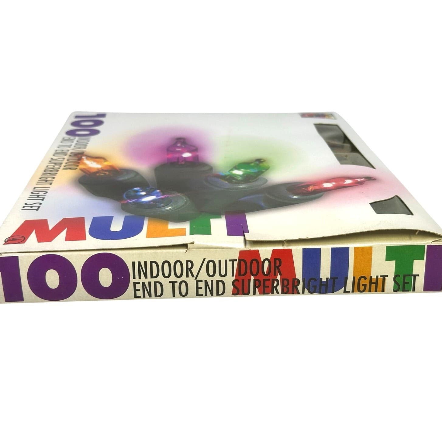 Deck The Halls 100 Indoor/Outdoor Multi-Color Super Bright End to End Light Set - Thumbnail 3