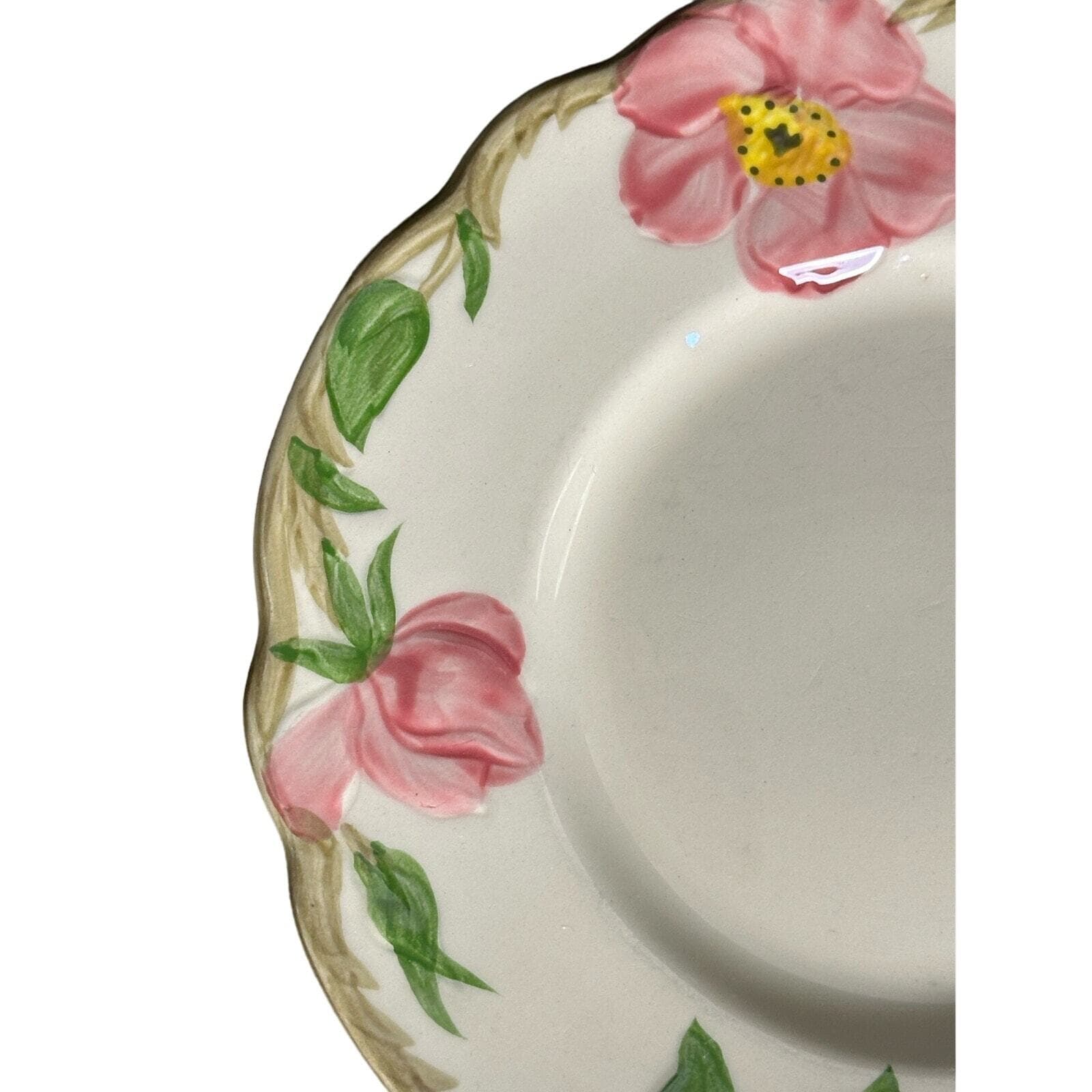 Franciscan Desert Rose Vintage Bread and Butter Plates 6.5" Made in USA - Thumbnail 3
