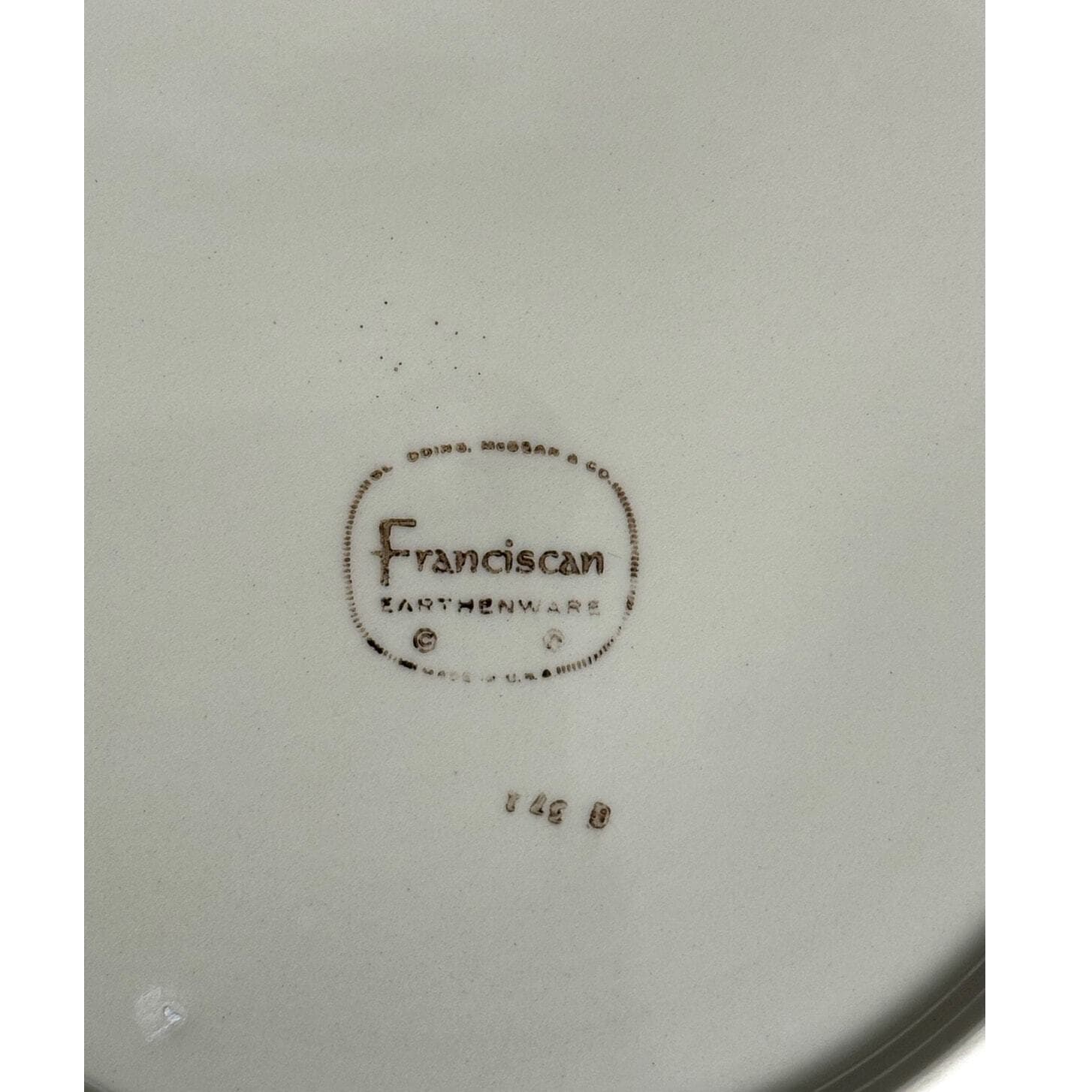 Franciscan Desert Rose Vintage Dinner plate 10.5" Made in USA - Thumbnail 7
