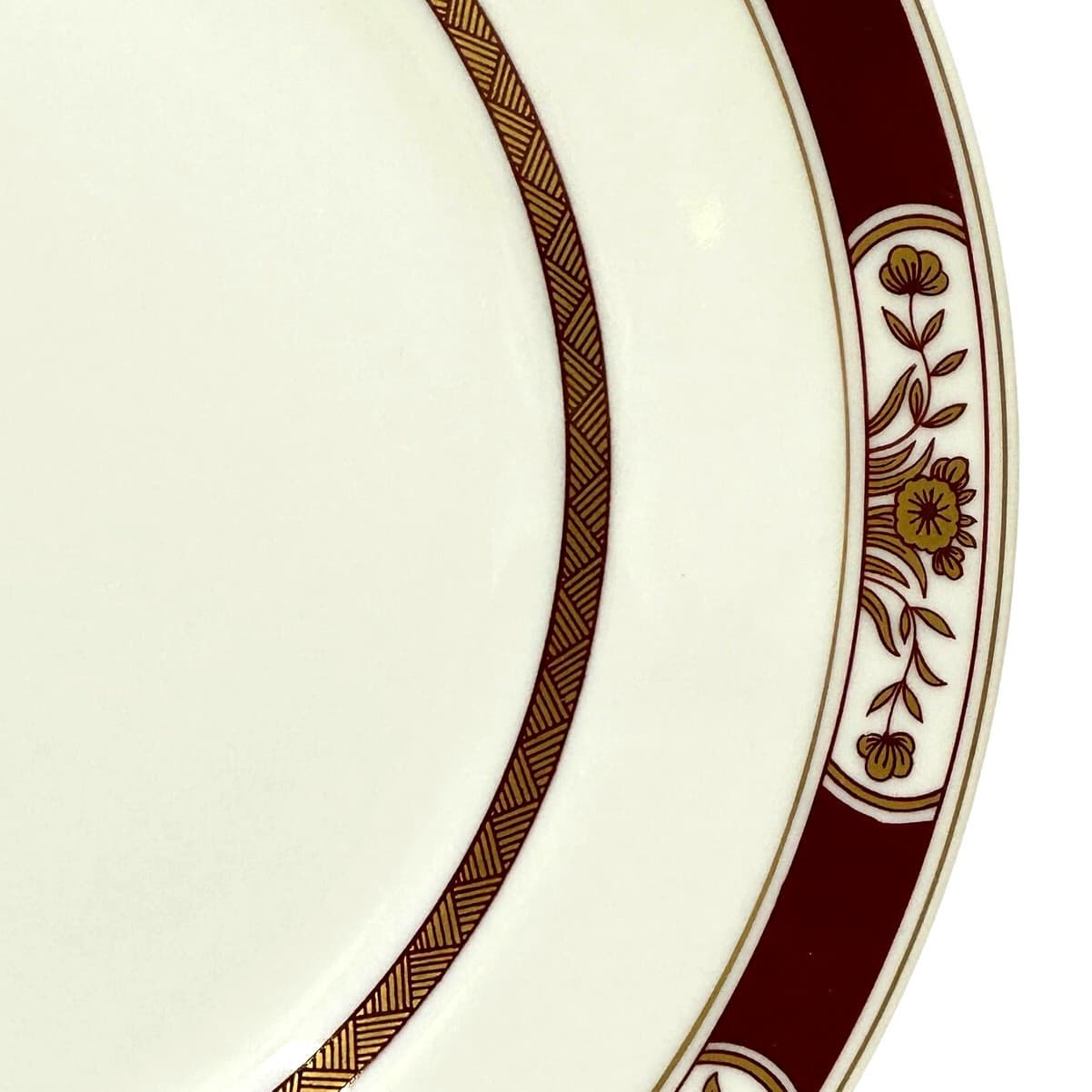 Fitz & Floyd 1979 Retired 'Fleur Orientale Cinnabar' 10.25" Dinner Plate - Thumbnail 4