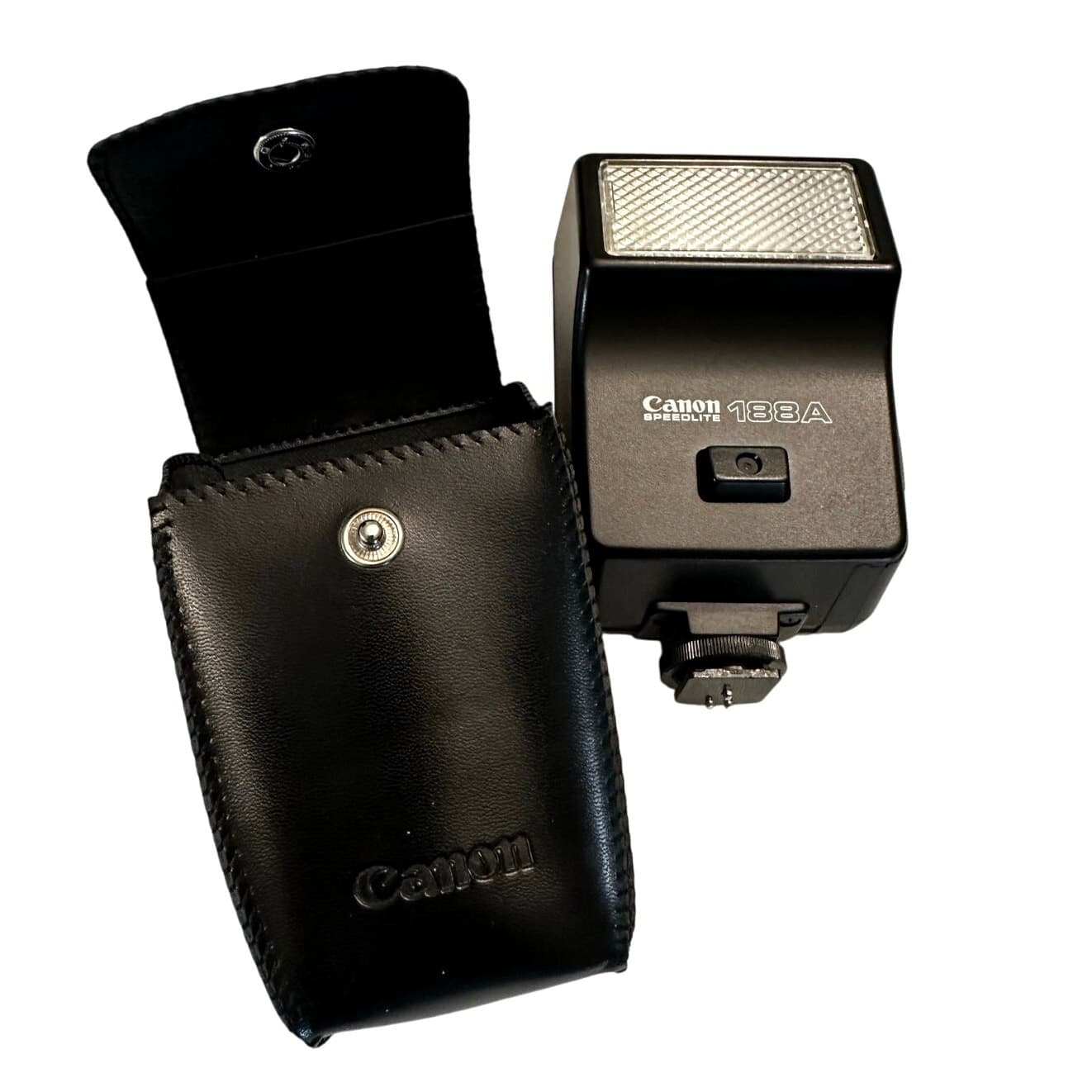 Canon AE-1 SLR Film Camera + Canon FD 50 mm 1:18 Lens + Speedlite 188A Flash - Thumbnail 5