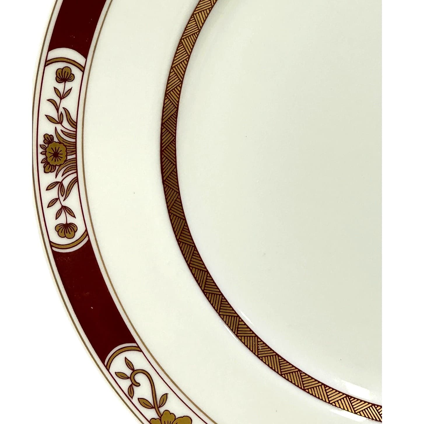 Fitz & Floyd 1979 Retired 'Fleur Orientale Cinnabar' 10.25" Dinner Plate - Thumbnail 3