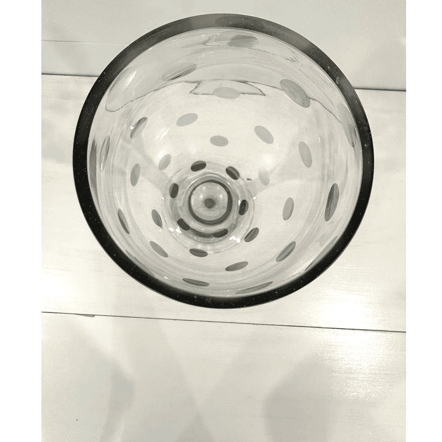 Kate Spade Pearl Place Inspired Gold Polka Dot Wine Glass Centerpiece-19.75" - Thumbnail 4