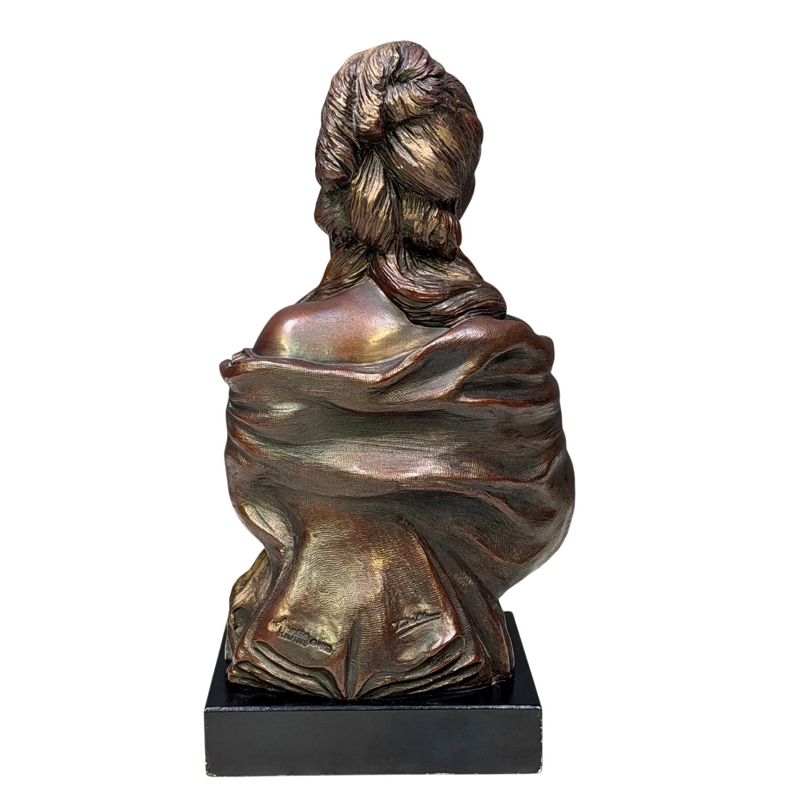Austin Productions Neoclassical Female Bust Sculpture 13” Marie Antoinette Style - Thumbnail 3