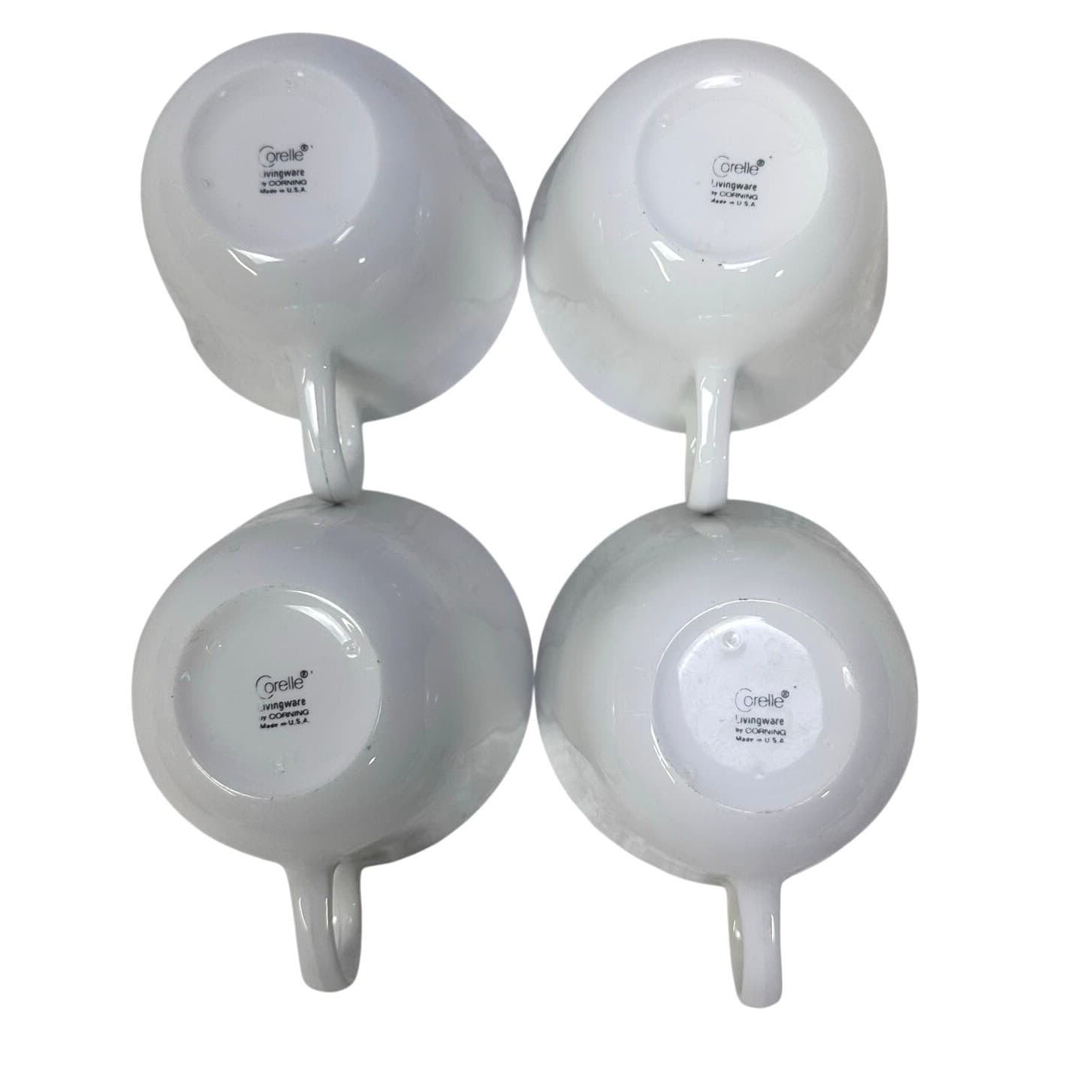 Corelle Livingware Vintage Winter Frost White Coffee Cups-Set of 4 - Thumbnail 5