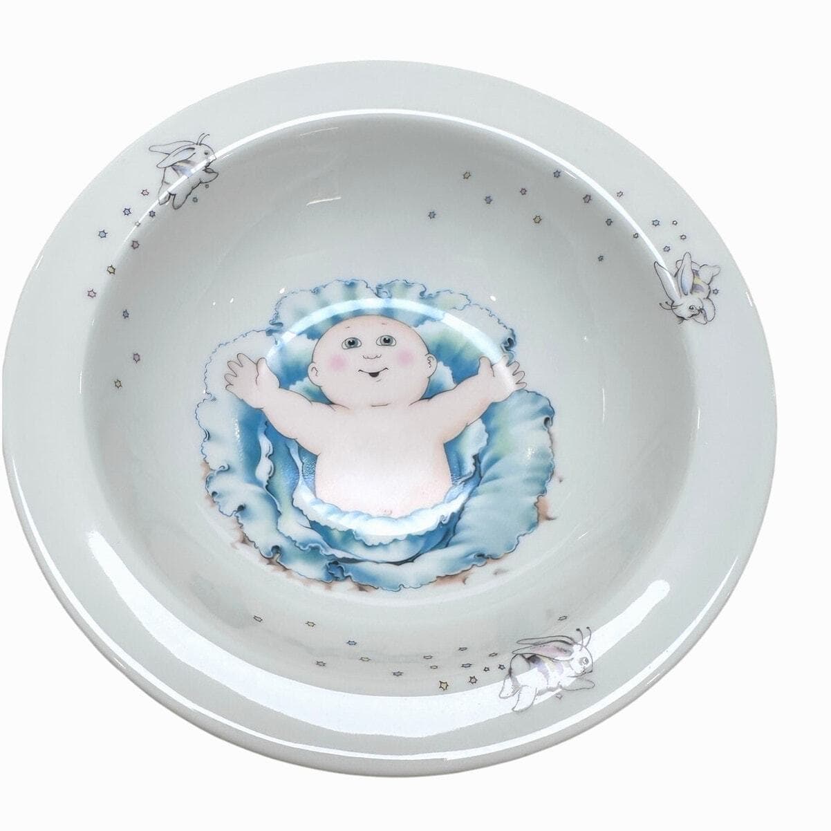 Cabbage Patch 1983 Royal Worcester 1st Edition Porcelain Plate/Bowl/Mug Set-NEW! - Thumbnail 2