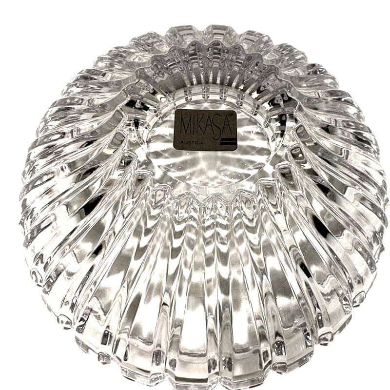 Mikasa Austria Reflections 7.5" Heavy Lead Crystal Bowl-Stunning - Thumbnail 4