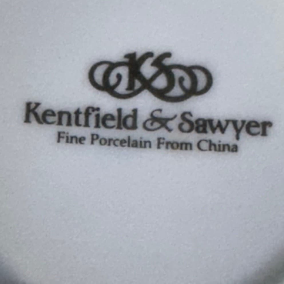 Kentfield and Sawyer Retired KSA2 Porcelain 5.75" Coupe Cereal Bowl-Excellent - Thumbnail 4
