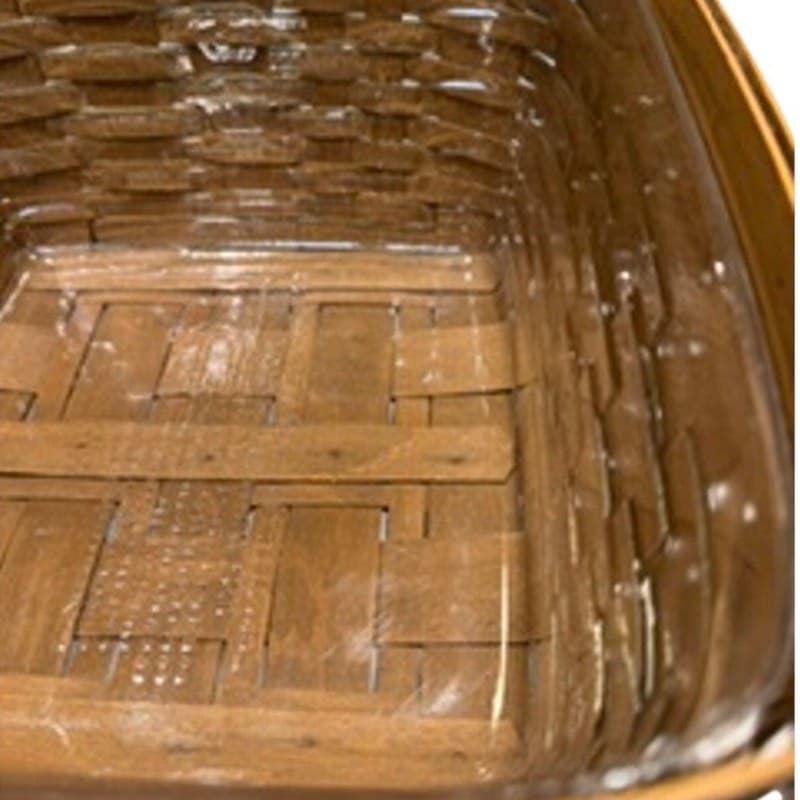 1984 Longaberger Rare Cake Basket/Market Basket Protector Liner Signed USA 12x12 - Thumbnail 3