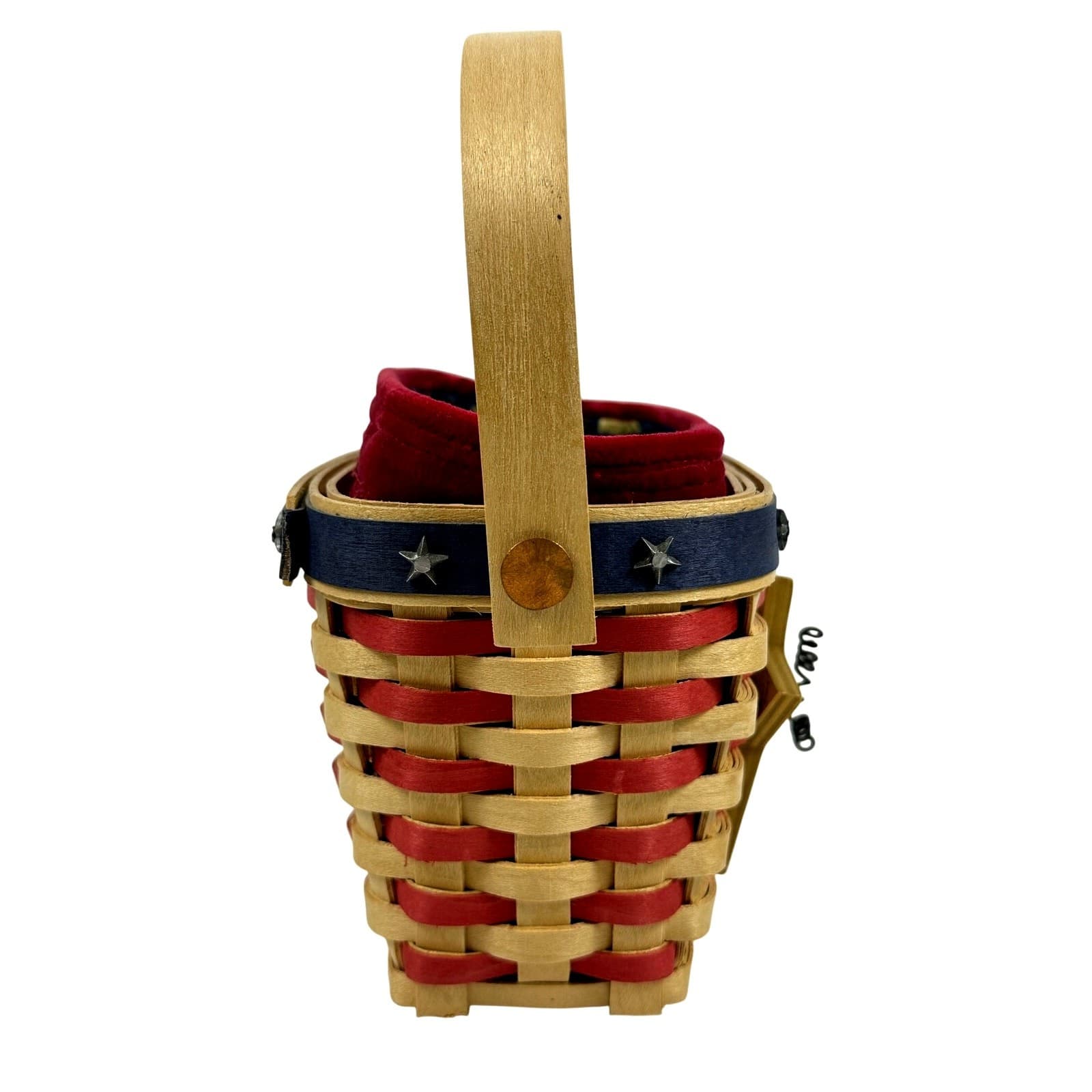 Longaberger 2001 Hostess Appreciation Inaugural Basket Liner Protector TieOn USA - Thumbnail 9