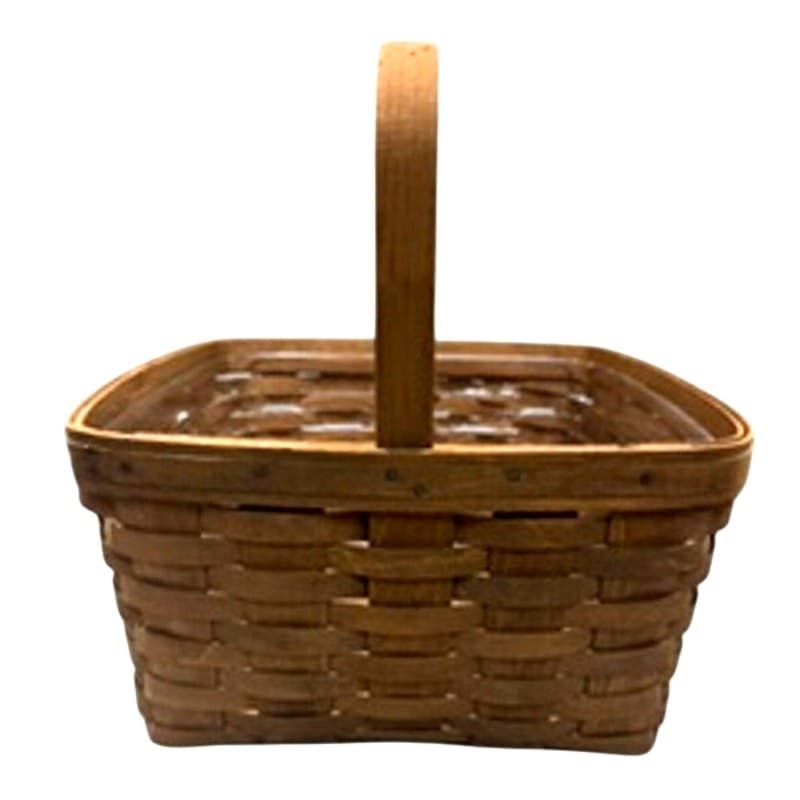 1984 Longaberger Rare Cake Basket/Market Basket Protector Liner Signed USA 12x12