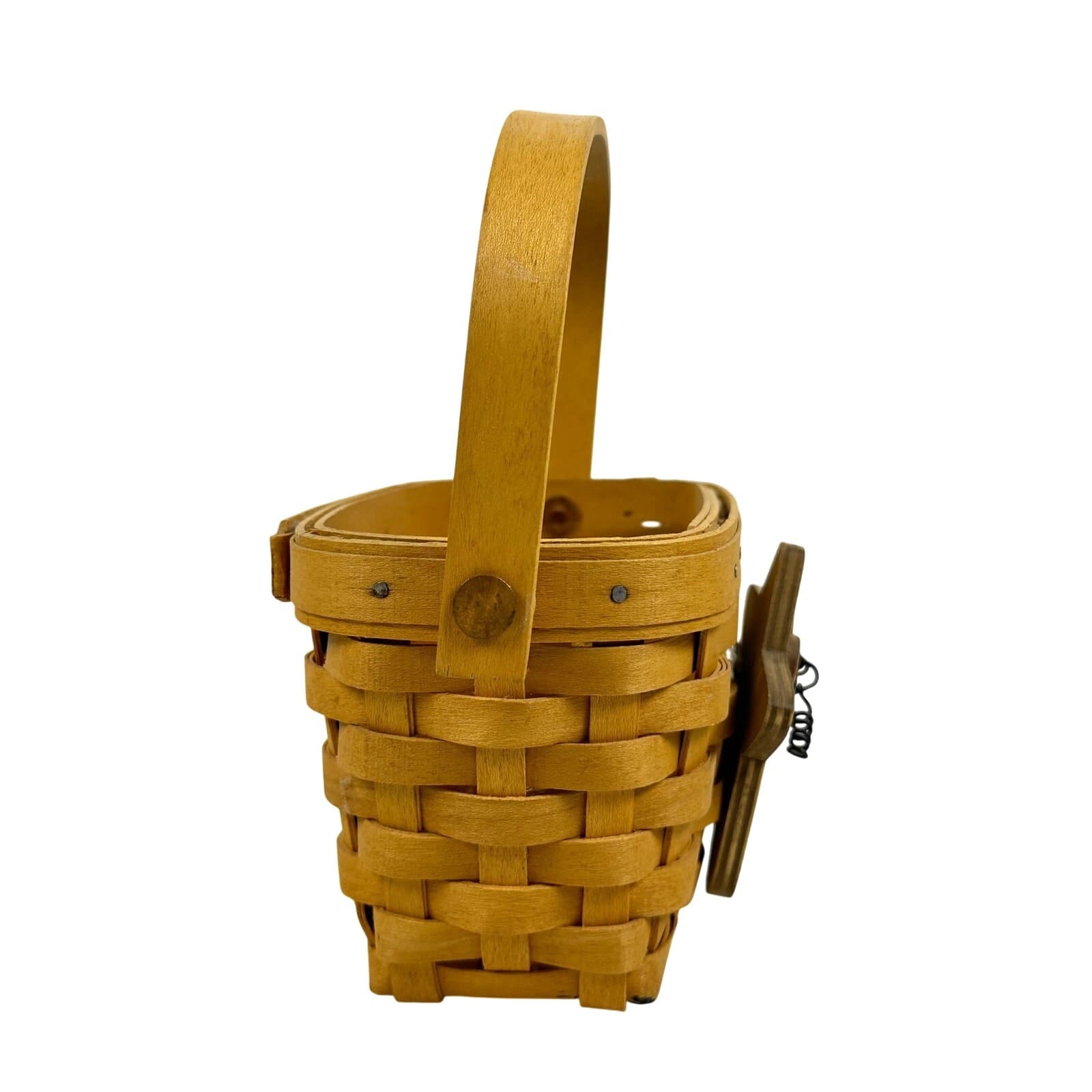 1997 Longaberger American Cancer Society Horizon of Hope Basket Heart Tie-On USA - Thumbnail 5