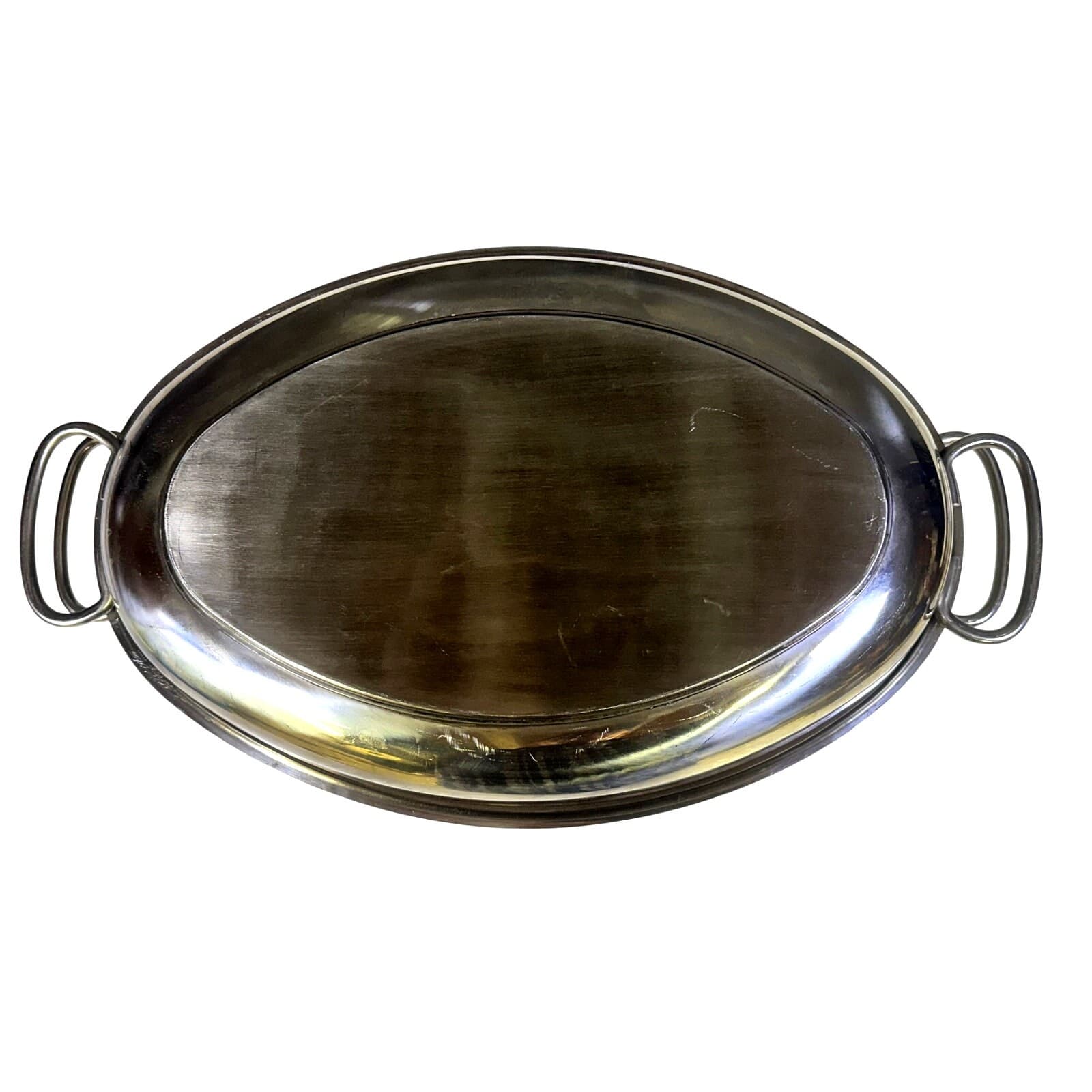 Large Heavy Stainless Steel 16 x 11 x 8 High Dome Roasting Pan w/Rack - Thumbnail 5