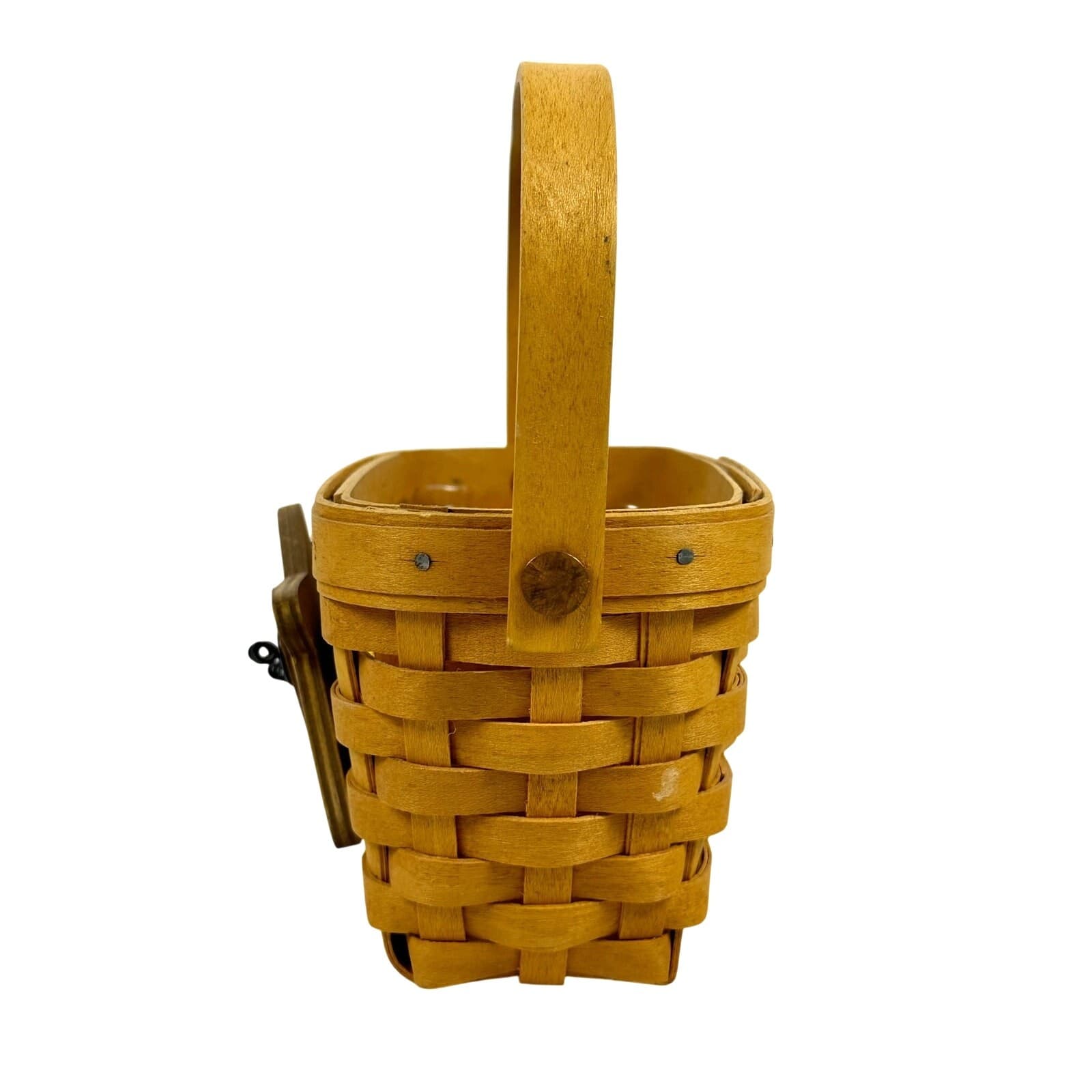 1997 Longaberger American Cancer Society Horizon of Hope Basket Heart Tie-On USA - Thumbnail 3