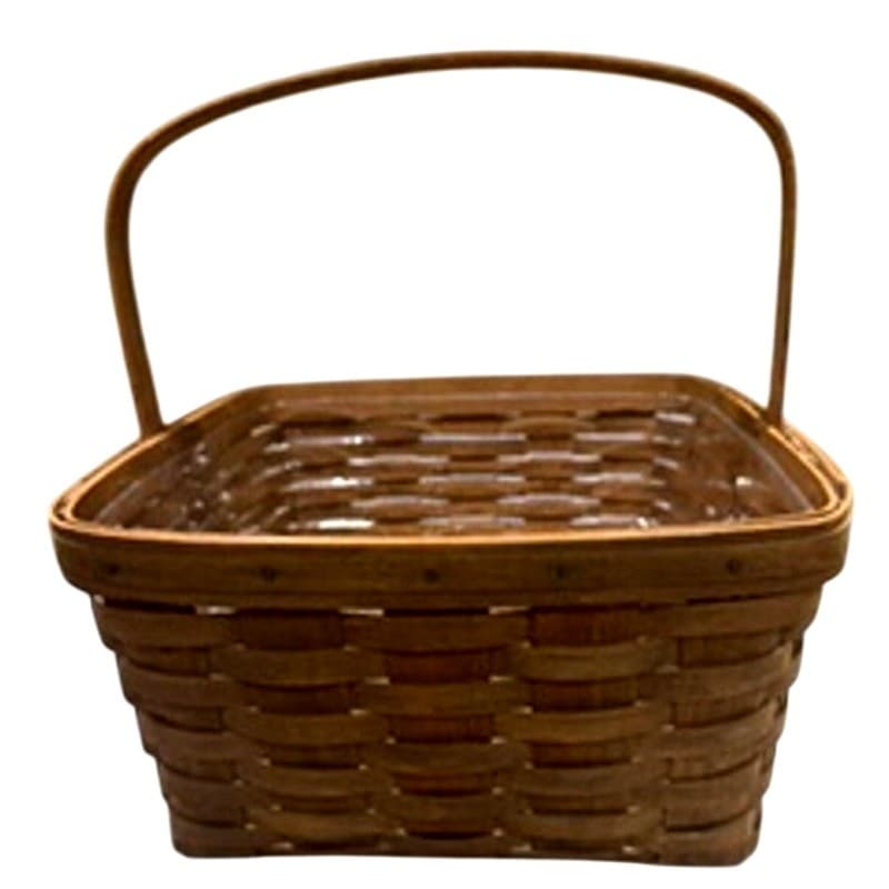 1984 Longaberger Rare Cake Basket/Market Basket Protector Liner Signed USA 12x12 - Thumbnail 4