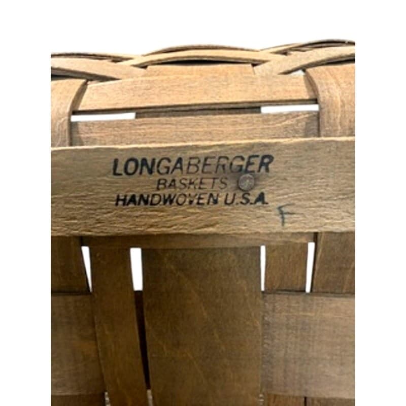 1984 Longaberger Rare Cake Basket/Market Basket Protector Liner Signed USA 12x12 - Thumbnail 5