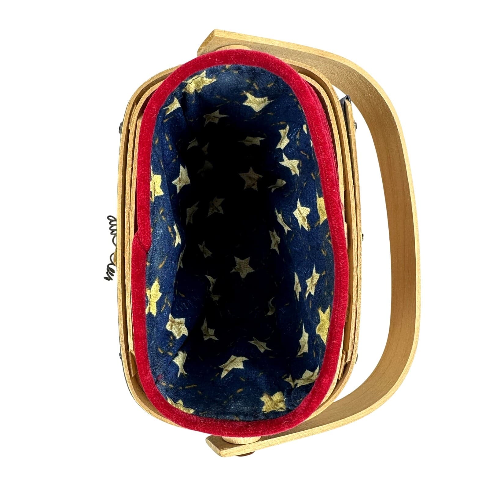 Longaberger 2001 Hostess Appreciation Inaugural Basket Liner Protector TieOn USA - Thumbnail 8