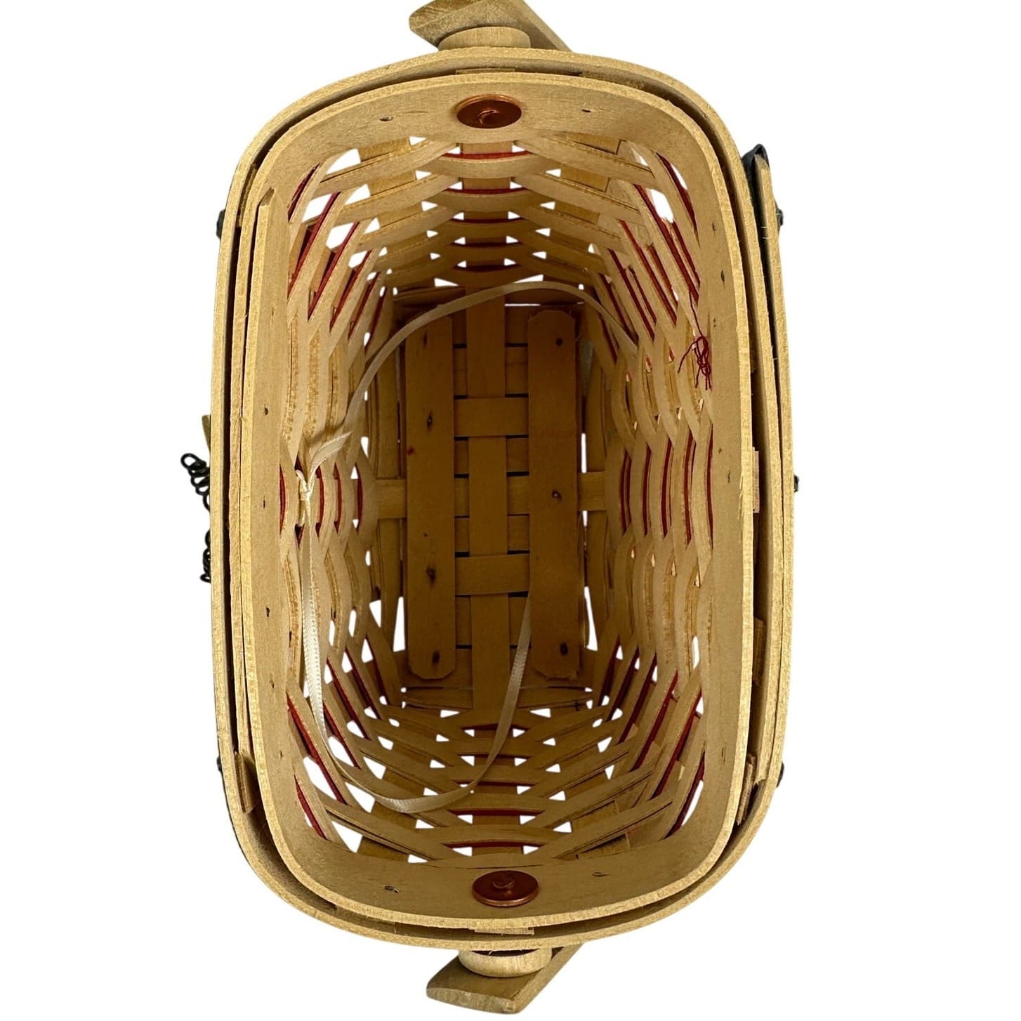 Longaberger 2001 Hostess Appreciation Inaugural Basket Liner Protector TieOn USA - Thumbnail 10