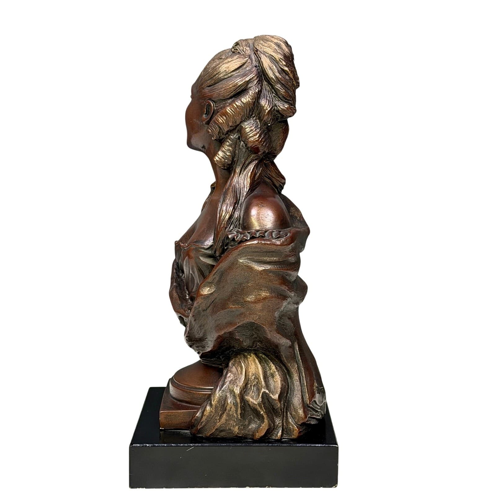 Austin Productions Neoclassical Female Bust Sculpture 13” Marie Antoinette Style - Thumbnail 4