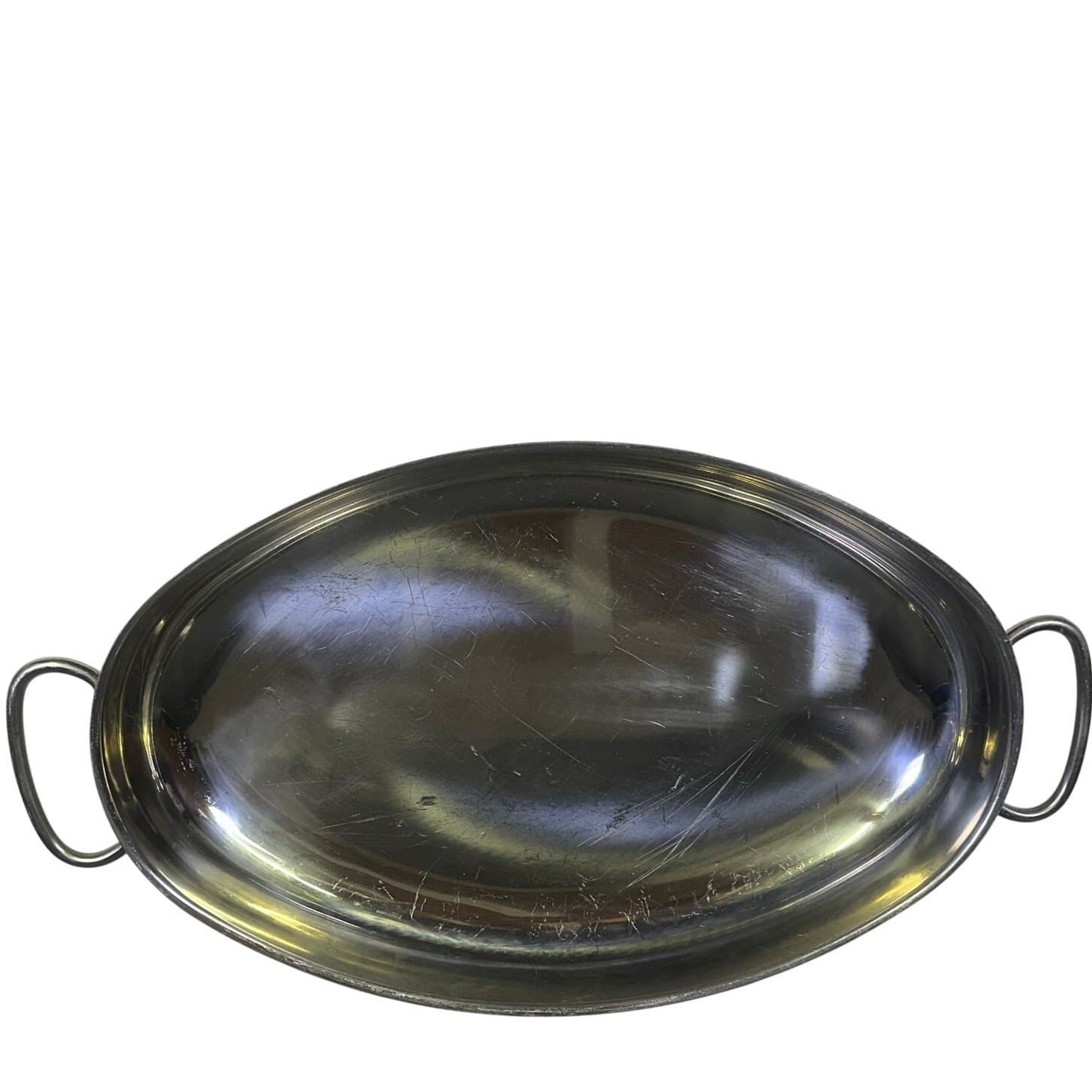 Large Heavy Stainless Steel 16 x 11 x 8 High Dome Roasting Pan w/Rack - Thumbnail 7