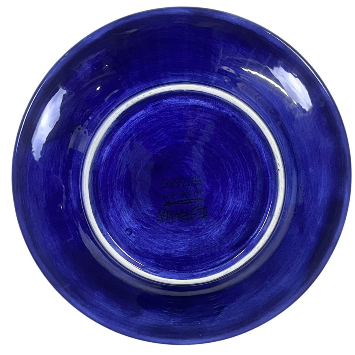 Tabletops Unlimited Retired 2006 HandPainted Espana Cobalt Dinner Plate-Set of 7 - Thumbnail 3