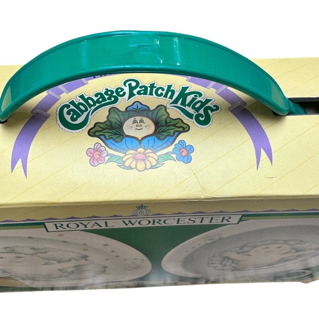 Cabbage Patch 1983 Royal Worcester 1st Edition Porcelain Plate/Bowl/Mug Set-NEW! - Thumbnail 9