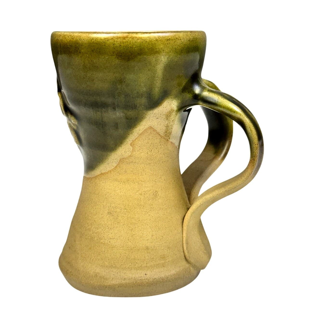 Elizabethan Room Vintage Hand Crafted by Rye Pottery 'RHER' Double Handled Mug - Thumbnail 5