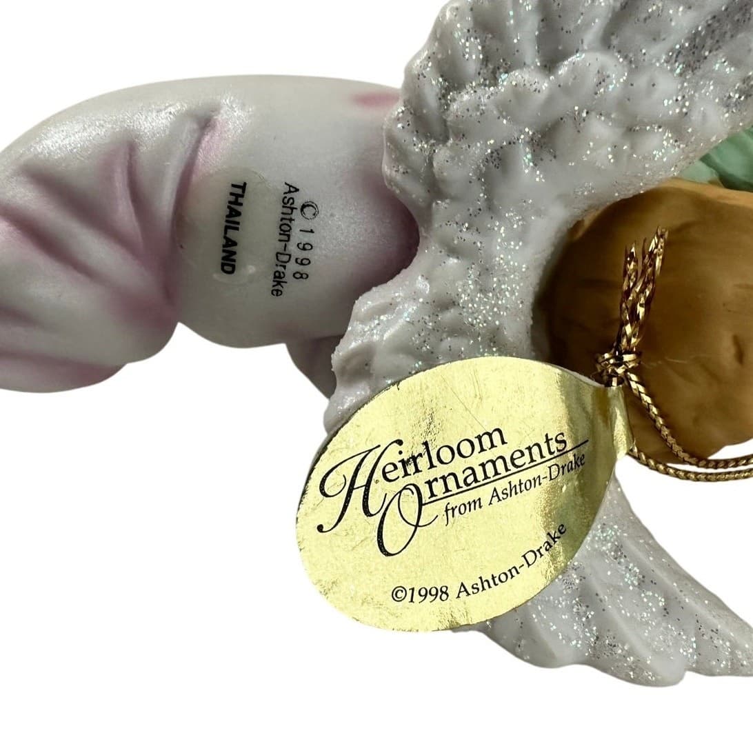 Ashton Drake Vintage 1998 1999 Gifts from Above Angel Cherub Ornaments -Set of 8 - Thumbnail 11