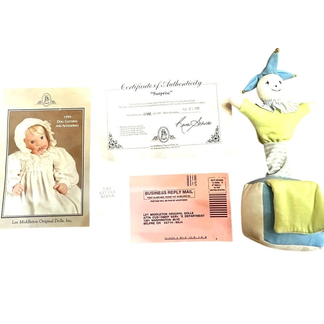 Lee Middleton 1999 Original Doll Model 00151 #1140/2500- "Surprise"-NEW! - Thumbnail 9