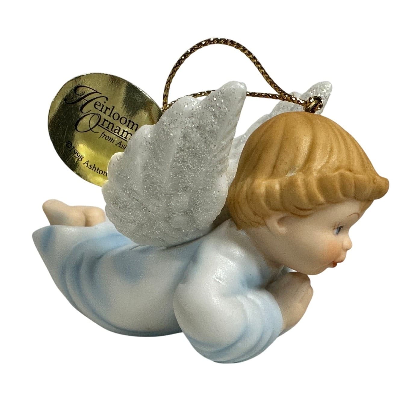 Ashton Drake Vintage 1998 1999 Gifts from Above Angel Cherub Ornaments -Set of 8 - Thumbnail 8