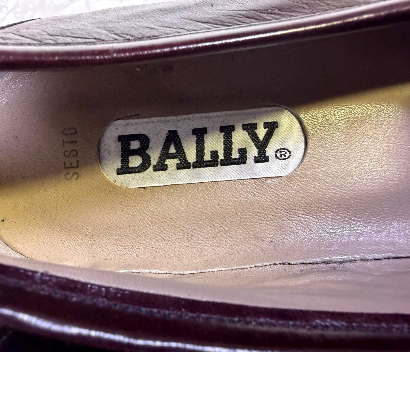 Bally Sesto Tassel Loafers Mens 10 E Brown Leather Dress Shoes Italy Slip On-New - Thumbnail 6