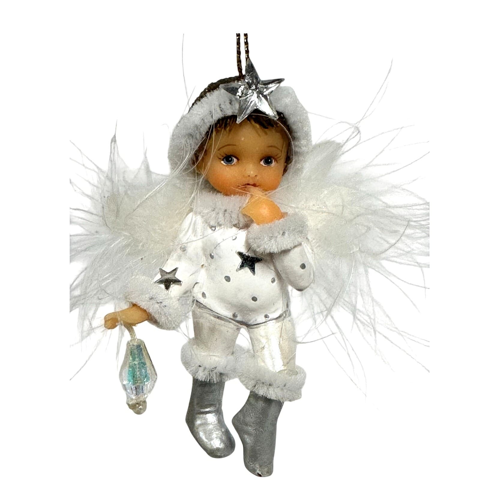 Ashton Drake Heirloom 'Blessing of' Vintage Snow Angel Ornaments-Set of 3 - Thumbnail 2