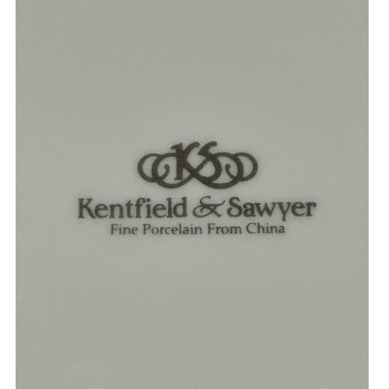 Kentfield and Sawyer Retired KSA2 Porcelain 10.5" Dinner Plate-Excellent - Thumbnail 6