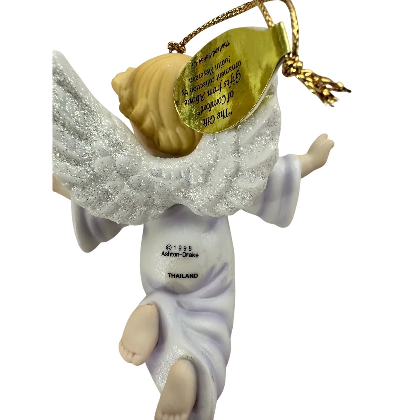 Ashton Drake Vintage 1998 1999 Gifts from Above Angel Cherub Ornaments -Set of 8 - Thumbnail 10
