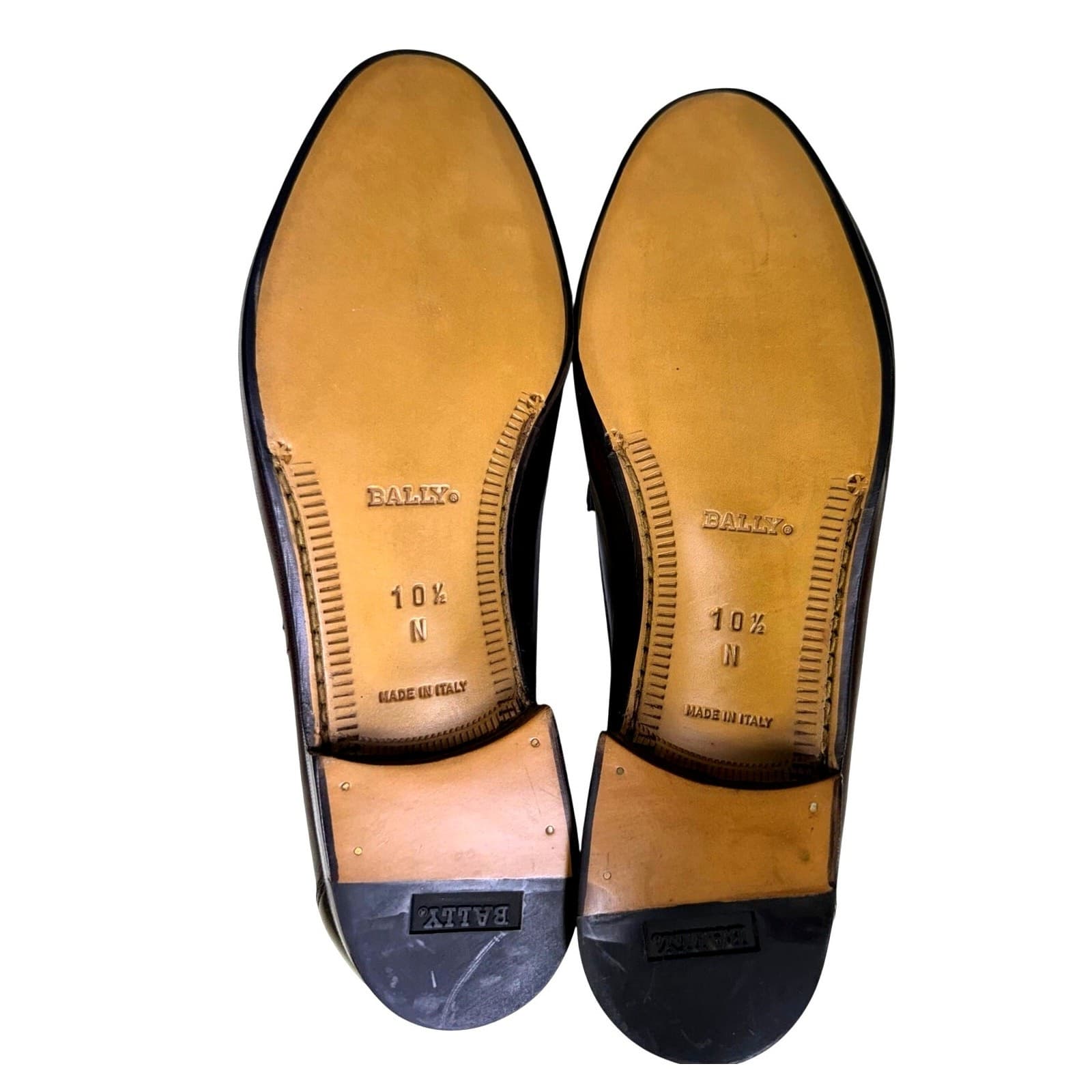 Bally Sesto Tassel Loafers Mens 10 E Brown Leather Dress Shoes Italy Slip On-New - Thumbnail 8
