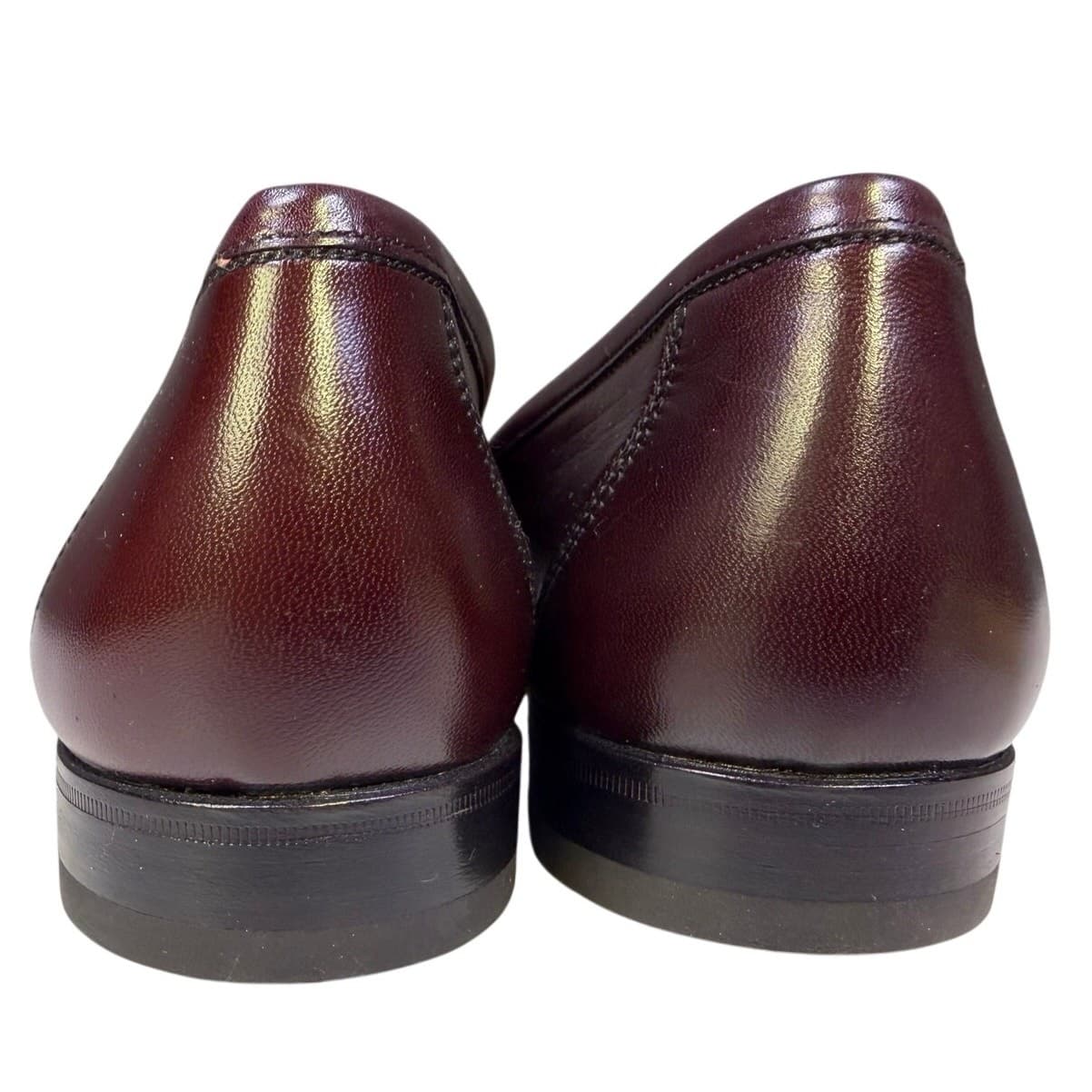Bally Sesto Tassel Loafers Mens 10 E Brown Leather Dress Shoes Italy Slip On-New - Thumbnail 5