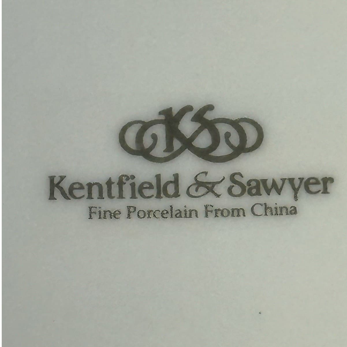 Kentfield and Sawyer Retired KSA2 Porcelain 6" Bread and Butter Plate-Excellent - Thumbnail 7