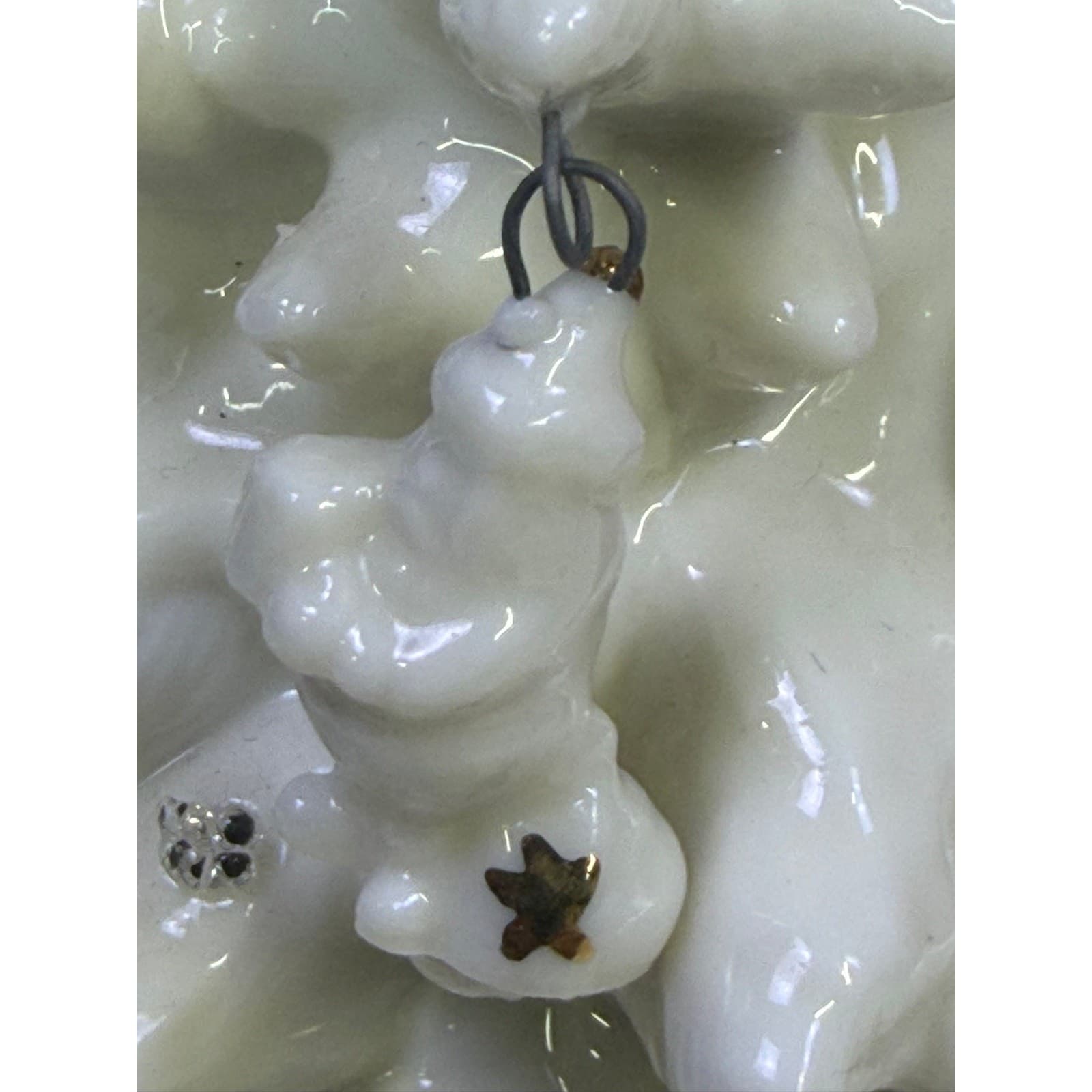 Mikasa KT275-925 Illuminated Porcelain Christmas Tree Cream Holiday w Box - Thumbnail 11