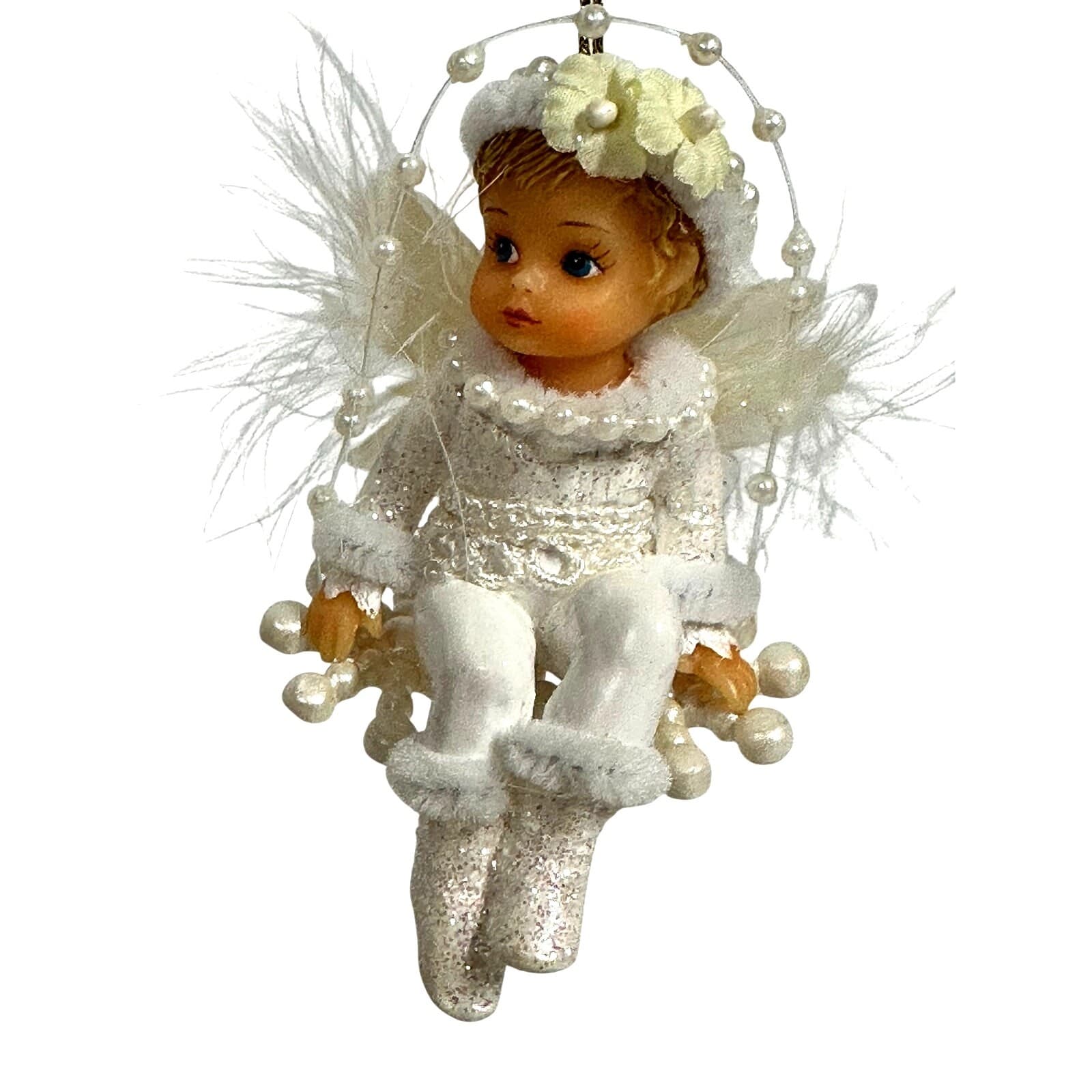 Ashton Drake Heirloom 'Blessing of' Vintage Snow Angel Ornaments-Set of 3 - Thumbnail 3
