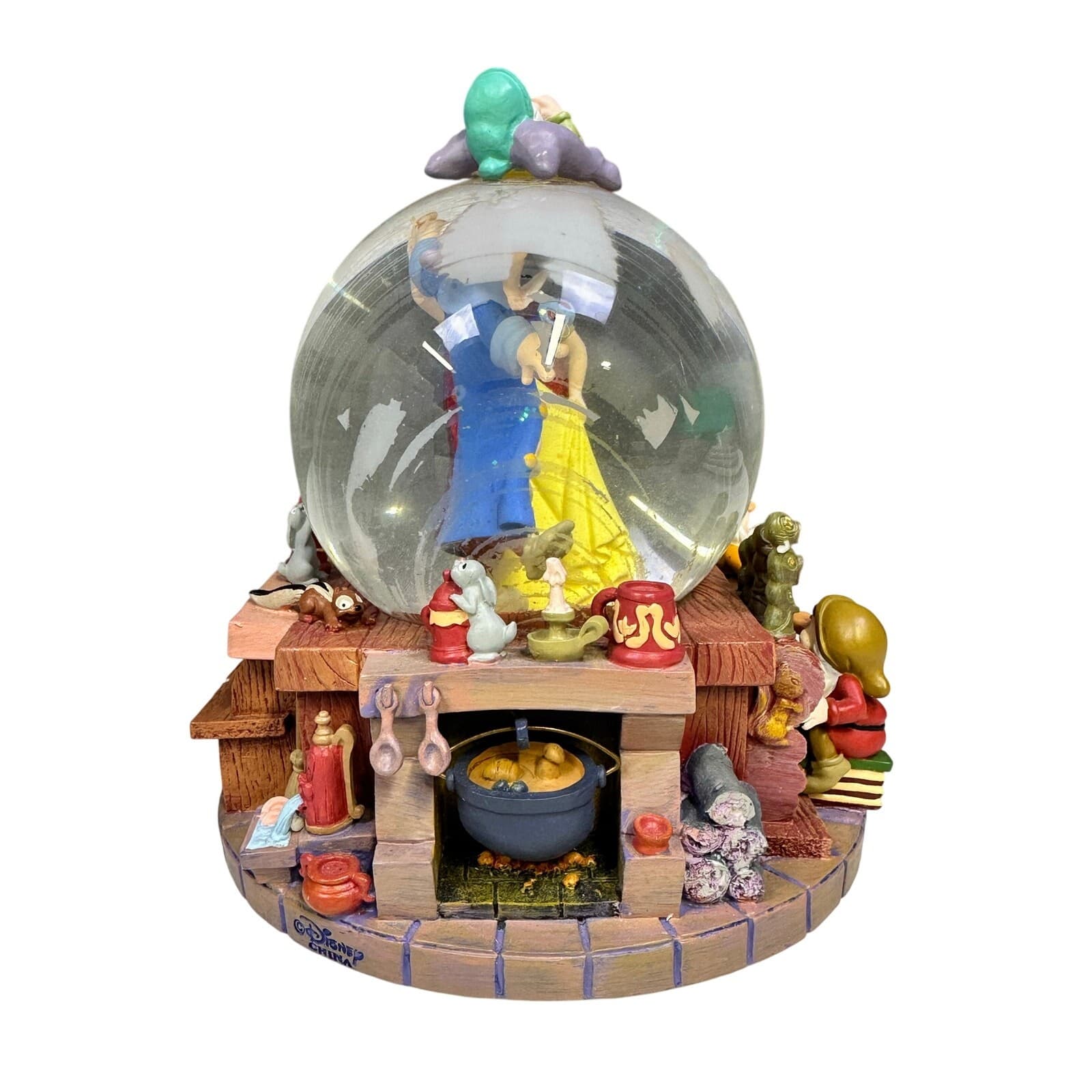 Snow White and the Seven Dwarfs 1998 Musical Snow Globe 'I Whistle a Happy Tune' - Thumbnail 8