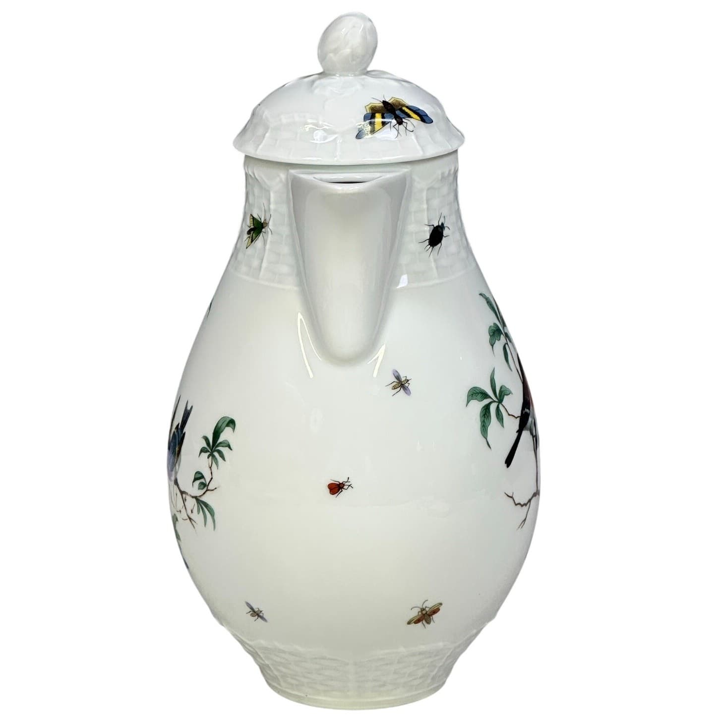 Ceralene Raynaud Limoges Retired 1988-1996 'Les Oiseaux' 5 Cup #1 Coffee Pot - Thumbnail 4