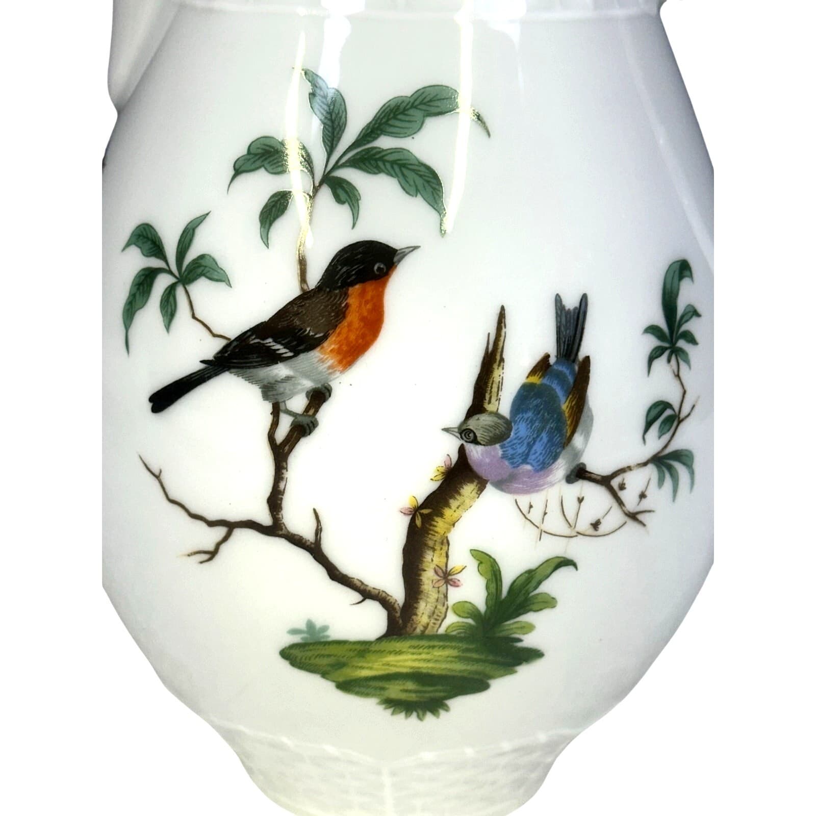 Ceralene Raynaud Limoges Retired 1988-1996 'Les Oiseaux' 5 Cup #1 Coffee Pot - Thumbnail 5